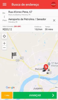 TeleTaxi Petrolina android App screenshot 2